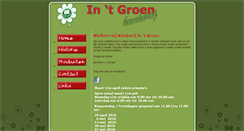 Desktop Screenshot of kwekerijintgroen.nl