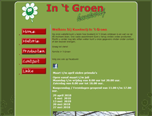 Tablet Screenshot of kwekerijintgroen.nl